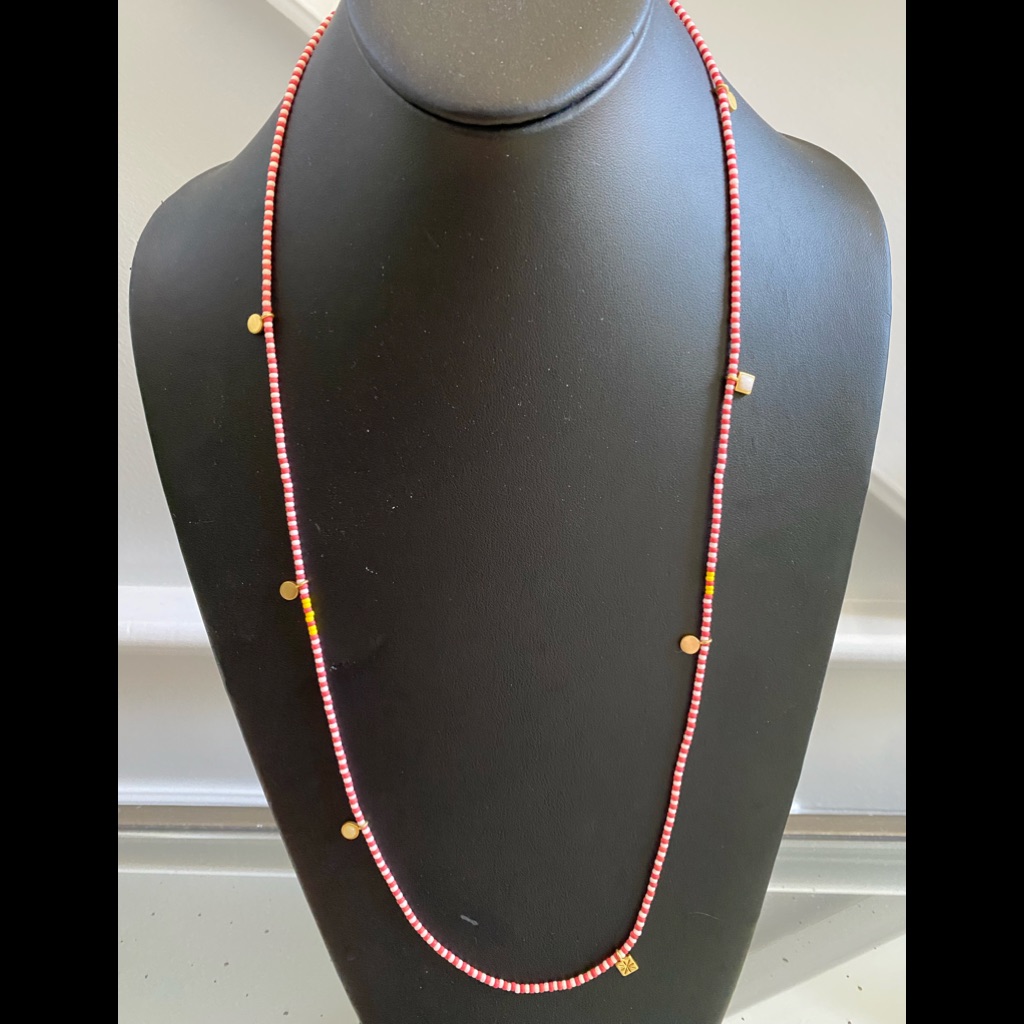 Madewell New Beaded Charm Necklace 22$